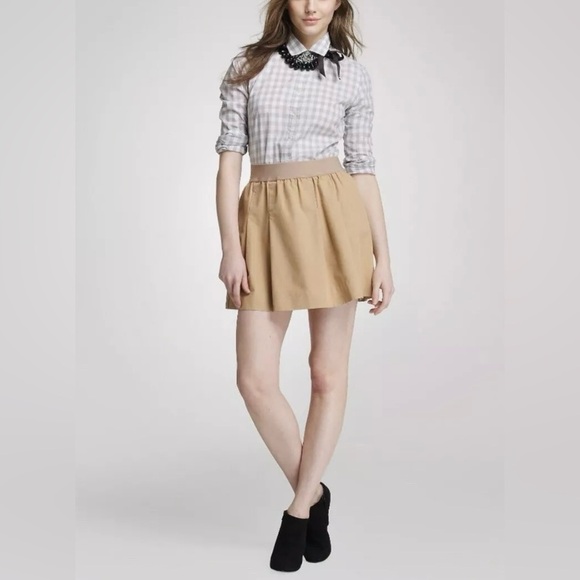 J.Crew Khaki A-Line Skirt with Pockets | Size 10 - Picture 1 of 5